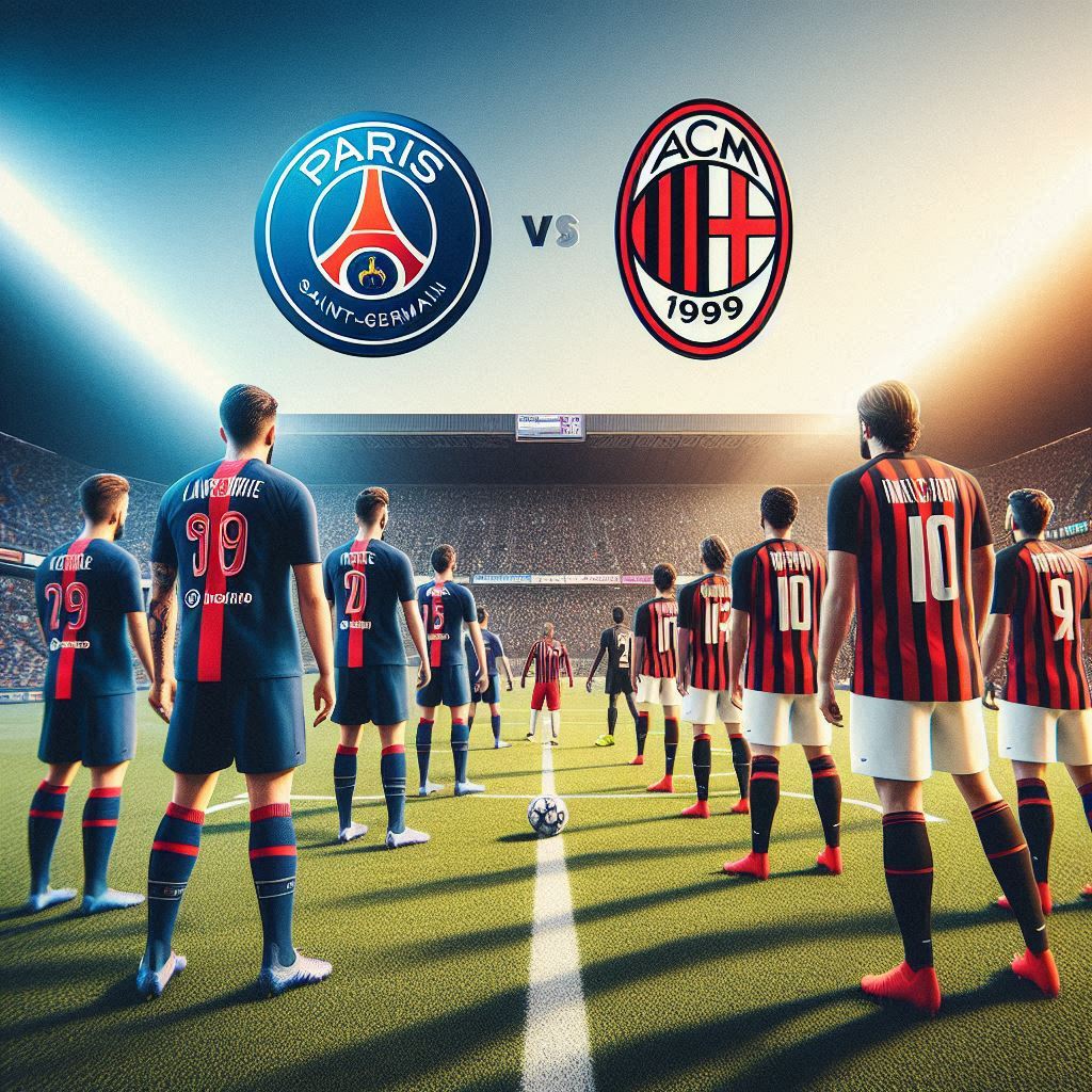 PSG vs AC Milan Lineups