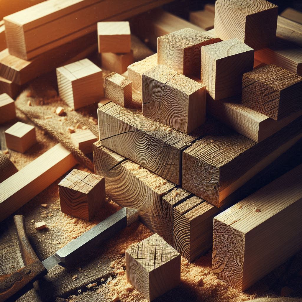 12x12x18 Wood Blocks Rough Cut Lumber in Maryland