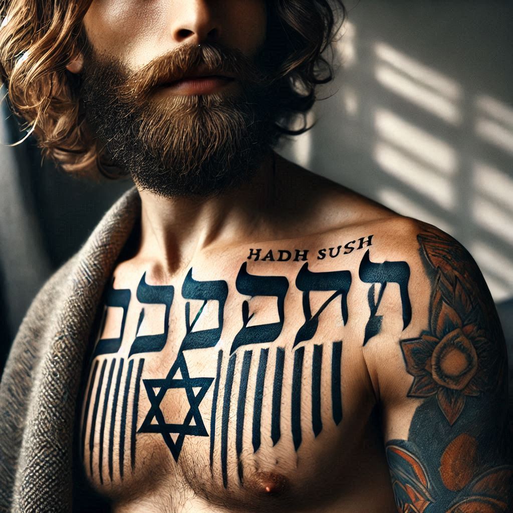 Price of a Tattoo in Hebrew on Arm קולין ברייס