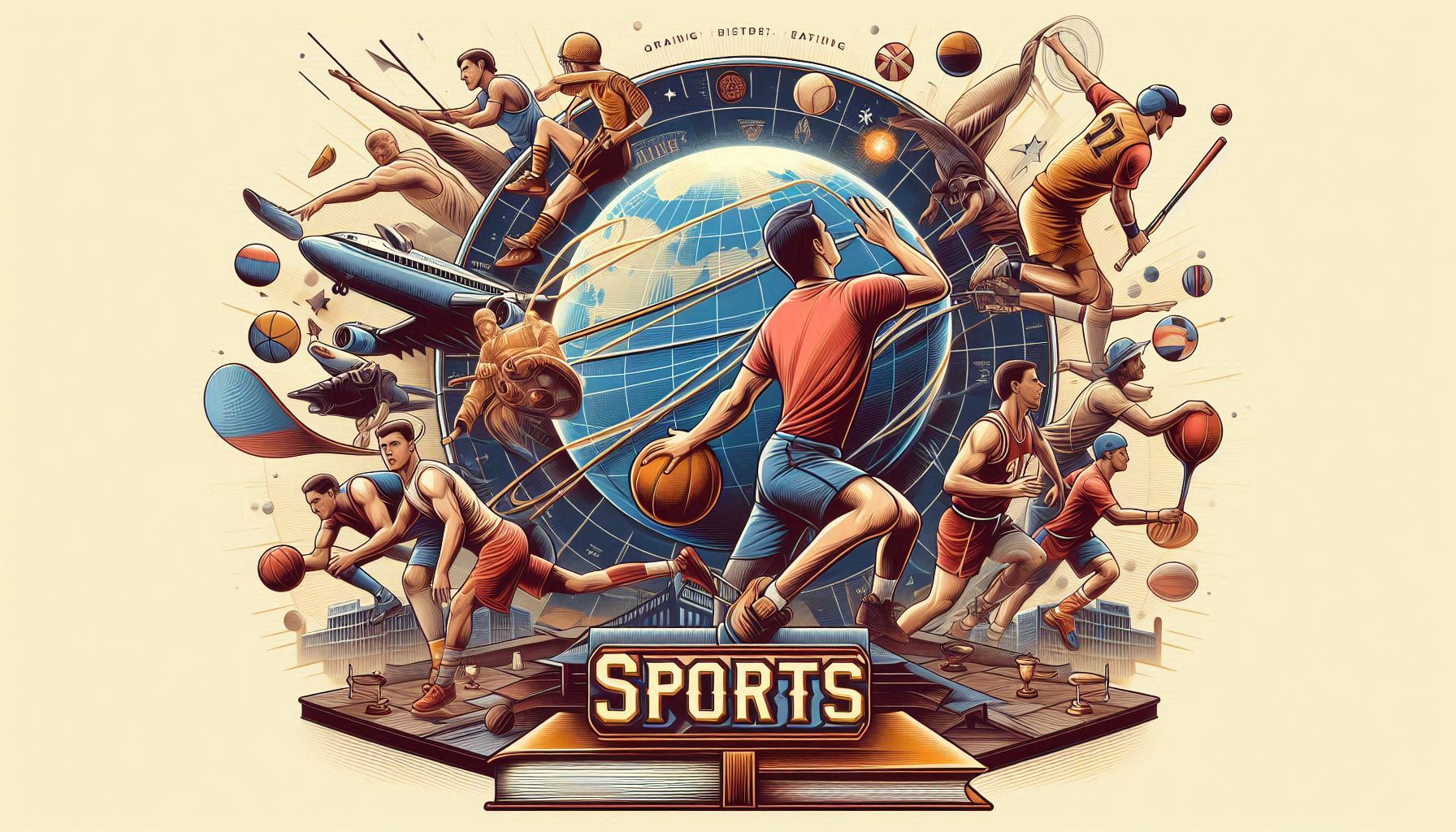 Top 10 sports names and their origins, showcasing famous sports.